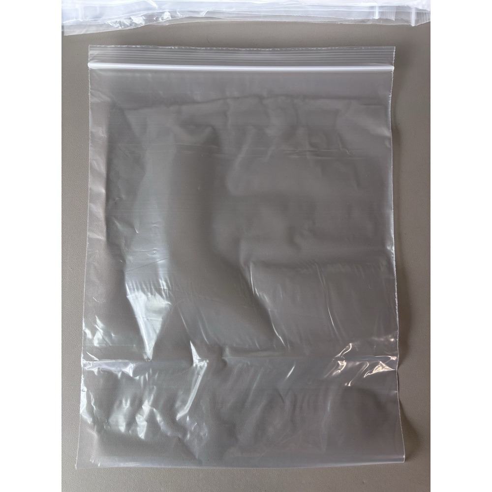 QTY 150 pcs 11x14" Clear Plastic Large Zip Bags Reclosable Poly Lock Seal 2 MIL - Picture 2 of 4